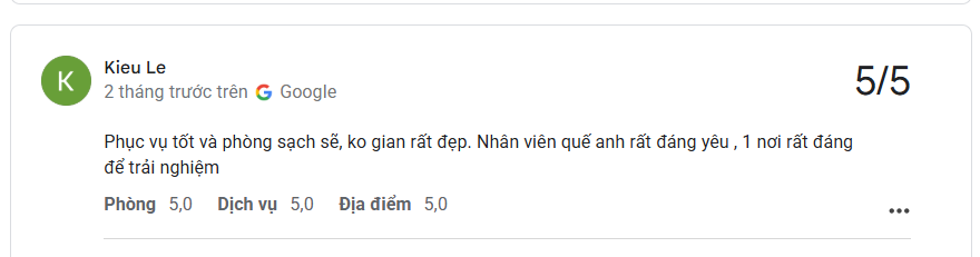 Bài đánh giá thực tế từ Google Maps về Senna Bắc Ninh năm 2026 57 danh gia 13