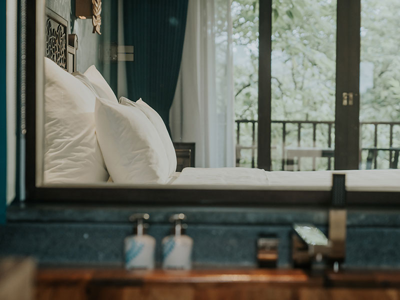 Trải nghiệm phong cách thiết kế thô mộc quý phái (Rustic) và triết lý "tịnh khẩu" không tivi tại Amour Ba Vì 23 DSC02404