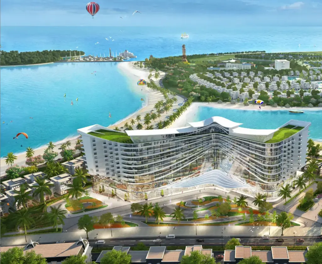 Bản đồ kết nối các tọa độ bãi tắm cát trắng mịn sát vách Dream Dragon Resort