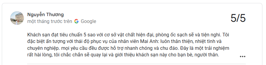 Bài đánh giá về trải nghiệm nghỉ dưỡng tại Dream Dragon Resort trên Google Maps 2026 21 danh-gia-cua-khach-hang