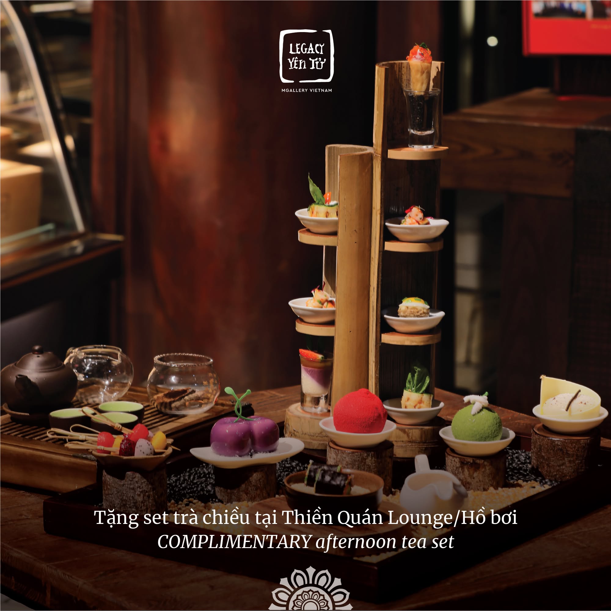 Trải nghiệm thưởng trà và cocktail thảo mộc tại Thiền Quán Bar Legacy Yên Tử 29 tra-chieu-legacy-yen-tu