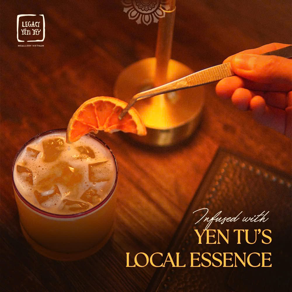 Trải nghiệm thưởng trà và cocktail thảo mộc tại Thiền Quán Bar Legacy Yên Tử 35 yen tu 1