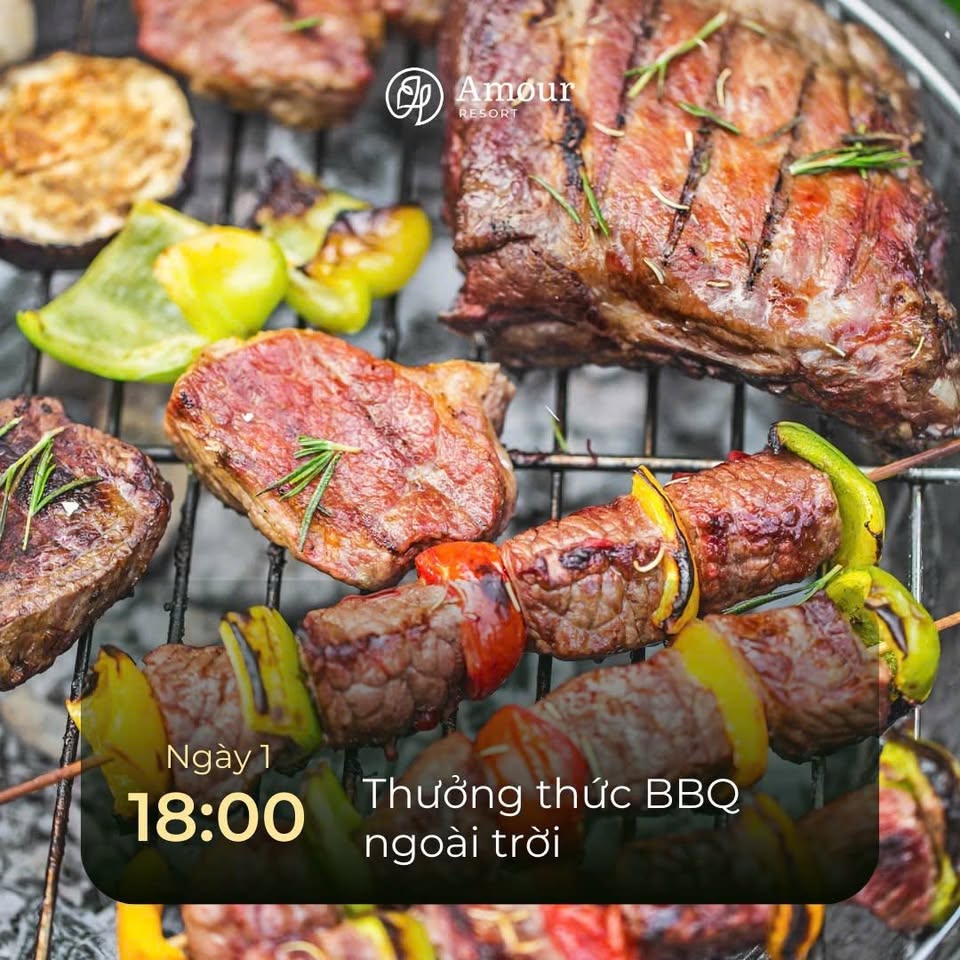 Trải nghiệm buffet sáng và tiệc BBQ ngoài trời tại Amour Ba Vì Resort 19 Amour-Ba-Vi-Resort