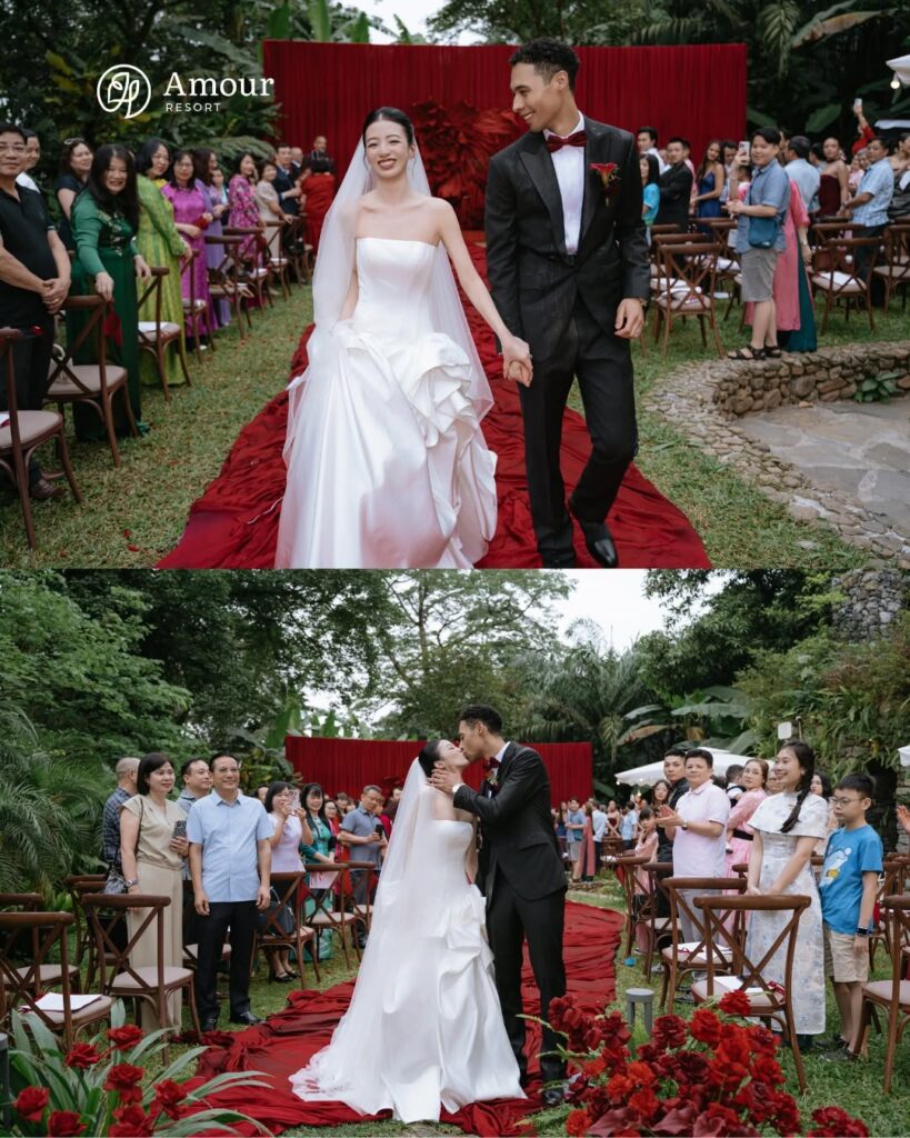 Hướng dẫn tổ chức tiệc cưới ngoài trời lãng mạn giữa không gian thiên nhiên Amour Ba Vì